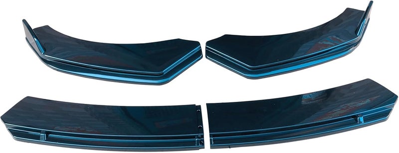 Propartauto Universal Front Bumper Lip Body Kit Spoiler with Strut Rod Tie Support Bars 8"-11" - Image 3